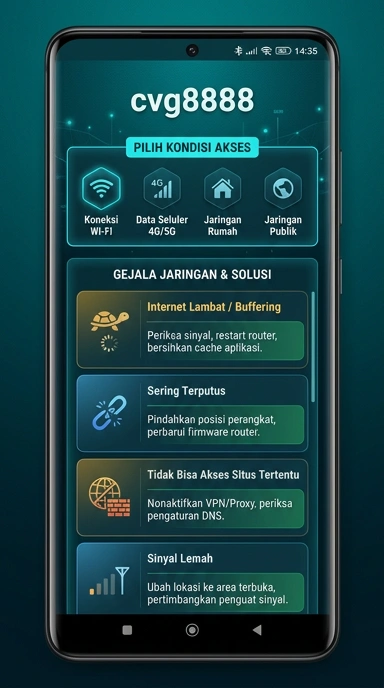 Tampilan link alternatif cvg8888
